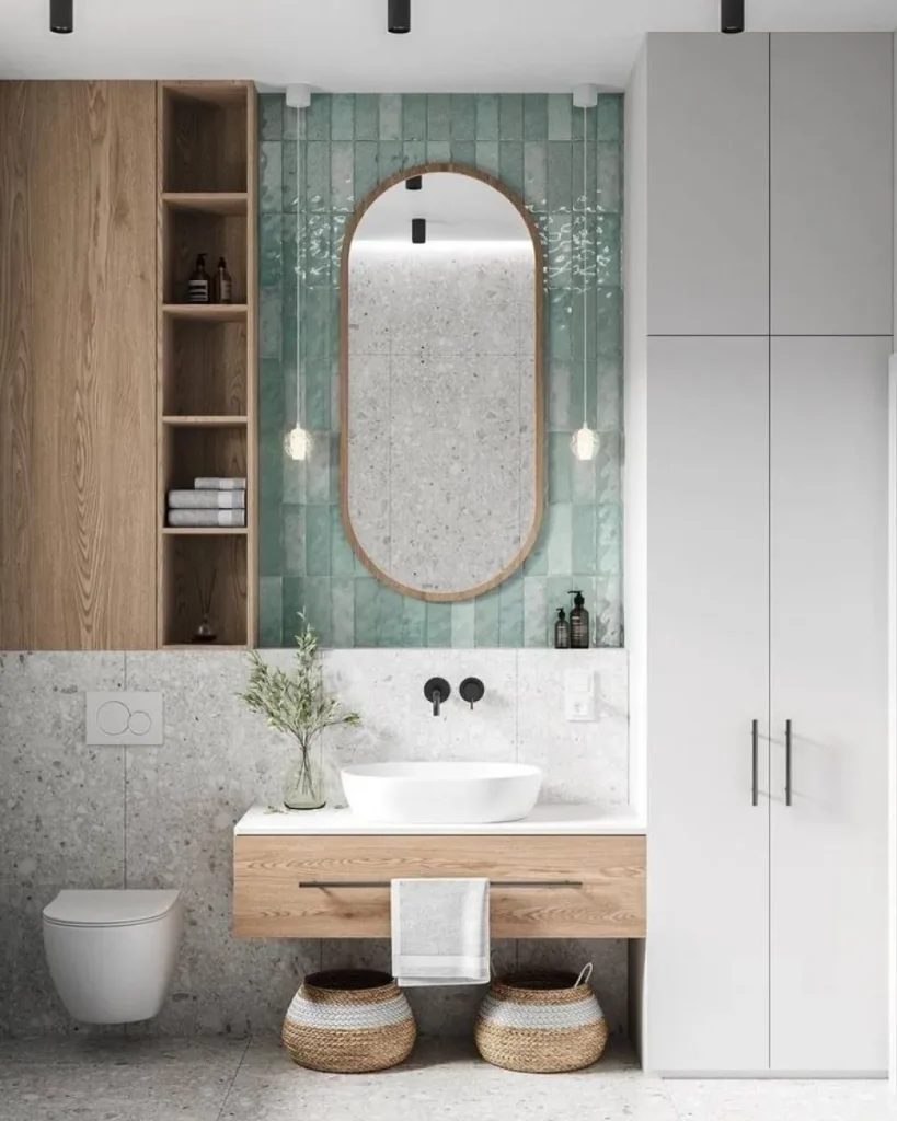 Mẫu gương soi hiện đại mới nhất nhà vệ sinh – Báo giá thi công TPHCM